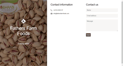 Desktop Screenshot of fathersfarmfoods.com