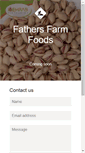 Mobile Screenshot of fathersfarmfoods.com